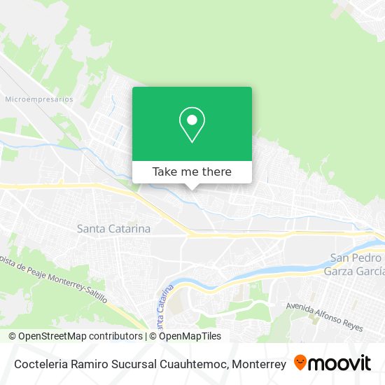 Cocteleria Ramiro Sucursal Cuauhtemoc map