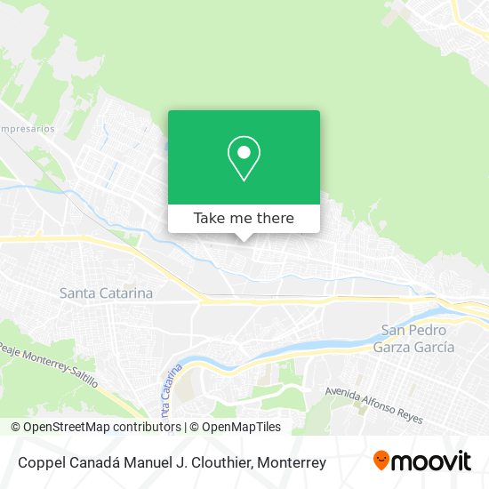 Coppel Canadá Manuel J. Clouthier map