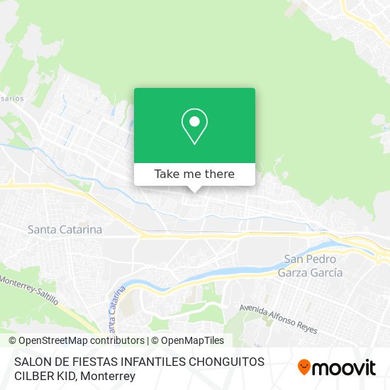 Mapa de SALON DE FIESTAS INFANTILES CHONGUITOS CILBER KID