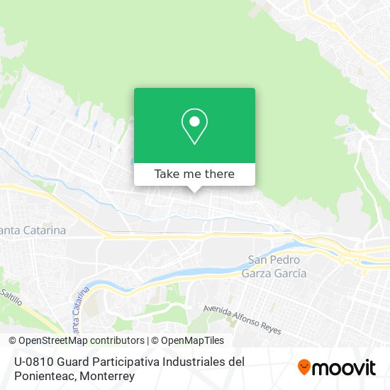 U-0810 Guard Participativa Industriales del Ponienteac map