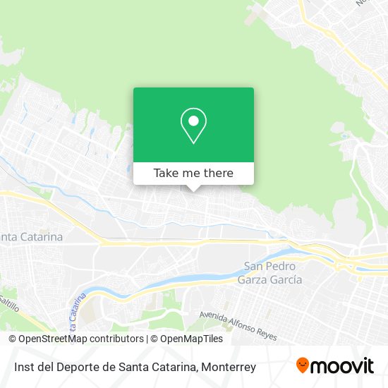 Mapa de Inst del Deporte de Santa Catarina