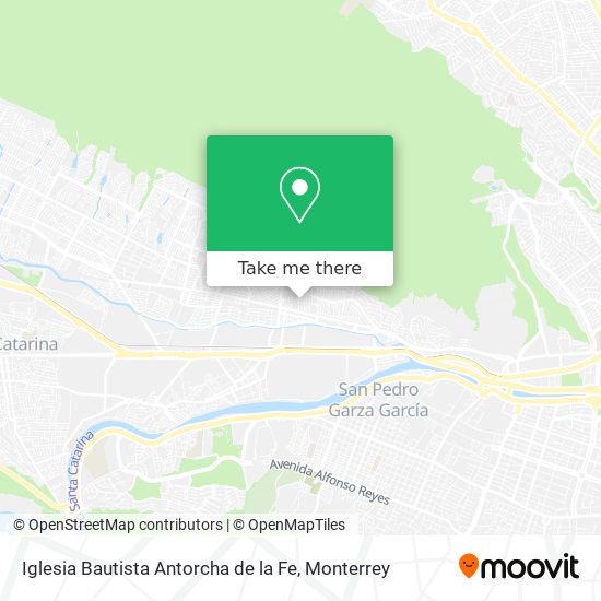 Mapa de Iglesia Bautista Antorcha de la Fe