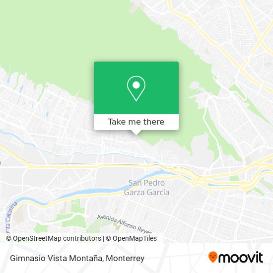 Gimnasio Vista Montaña map