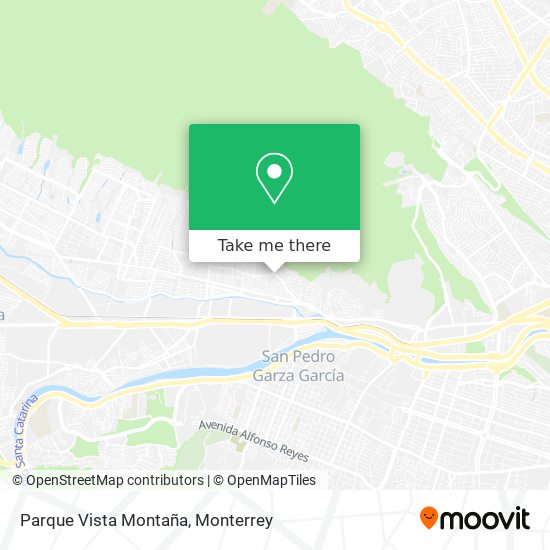 Parque Vista Montaña map