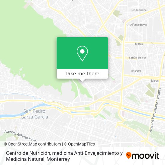 Centro de Nutrición, medicina Anti-Envejecimiento y Medicina Natural map