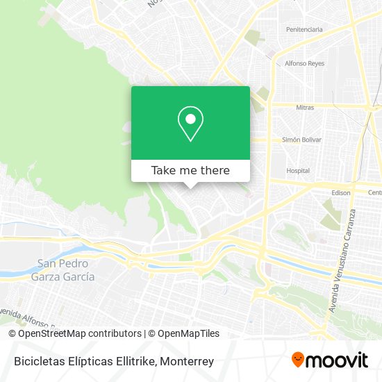 Bicicletas Elípticas Ellitrike map