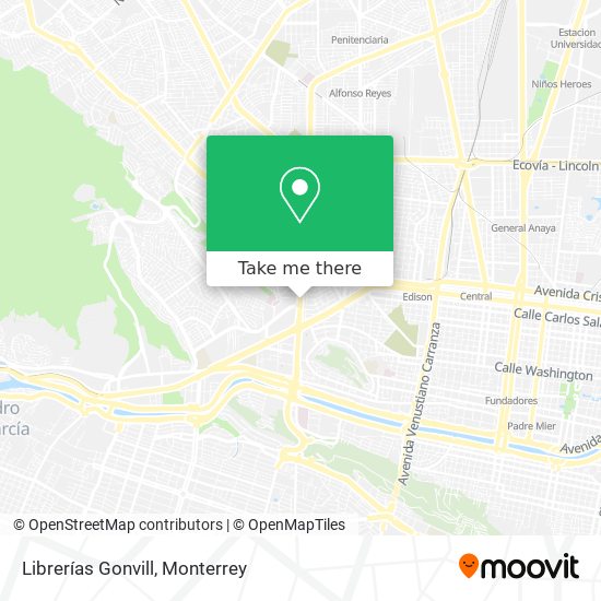 Mapa de Librerías Gonvill