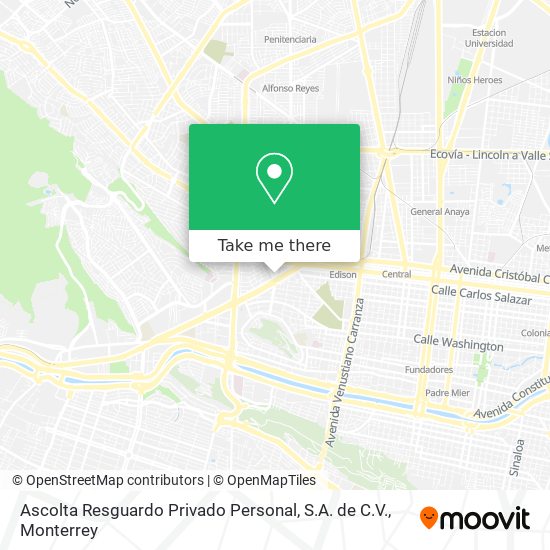 Ascolta Resguardo Privado Personal, S.A. de C.V. map