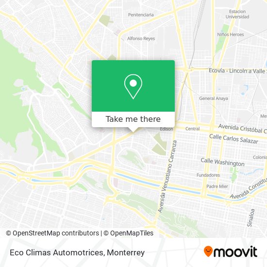 Mapa de Eco Climas Automotrices