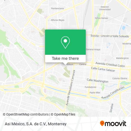 Asi México, S.A. de C.V. map