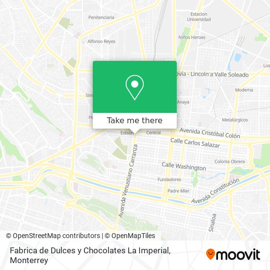 Fabrica de Dulces y Chocolates La Imperial map
