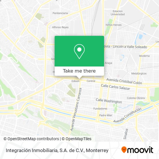 Mapa de Integración Inmobiliaria, S.A. de C.V.