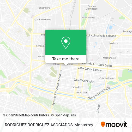 RODRIGUEZ RODRIGUEZ ASOCIADOS map