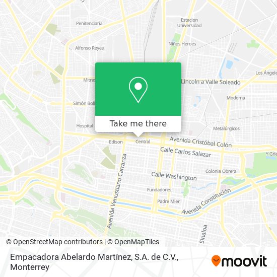 Empacadora Abelardo Martínez, S.A. de C.V. map