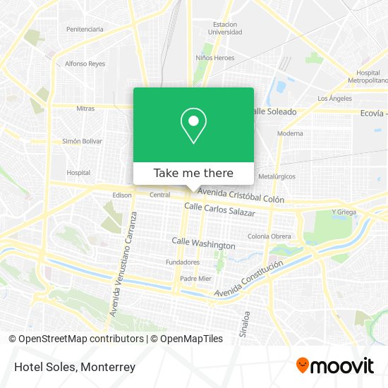 Hotel Soles map