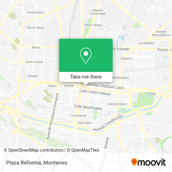Plaza Reforma map