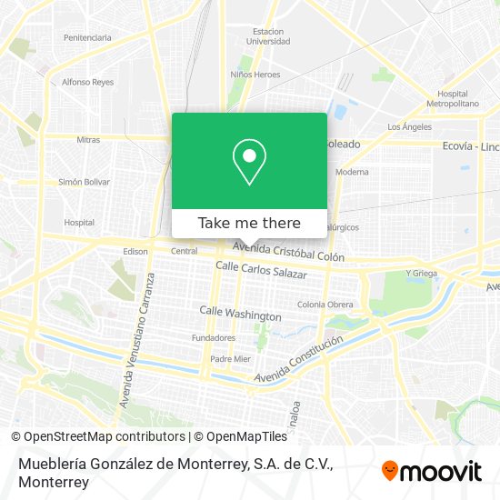 Mueblería González de Monterrey, S.A. de C.V. map