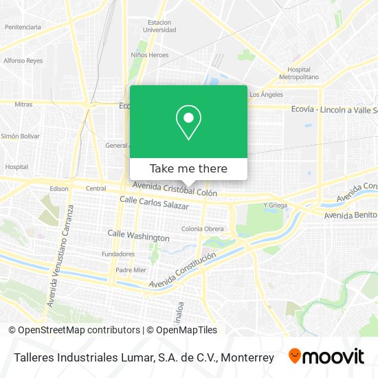 Talleres Industriales Lumar, S.A. de C.V. map