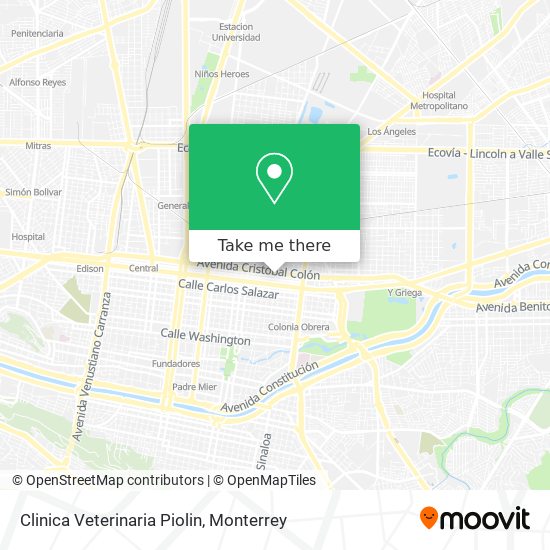 Clinica Veterinaria Piolin map