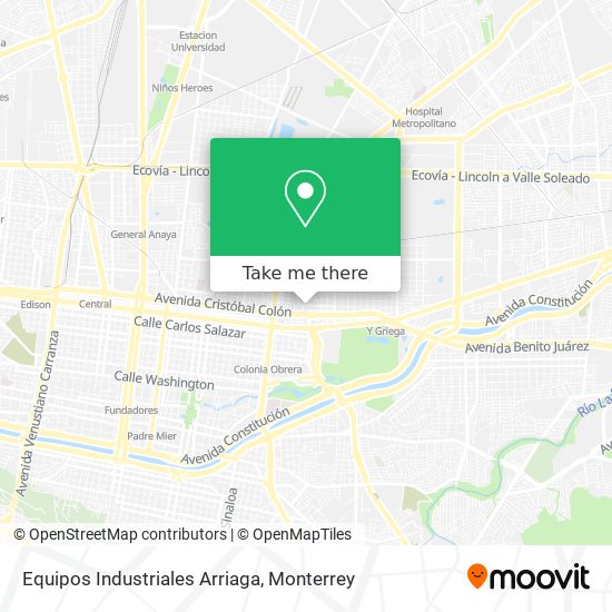 Equipos Industriales Arriaga map