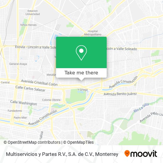 Multiservicios y Partes R.V., S.A. de C.V. map