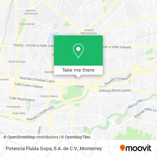 Mapa de Potencia Fluida Gopa, S.A. de C.V.