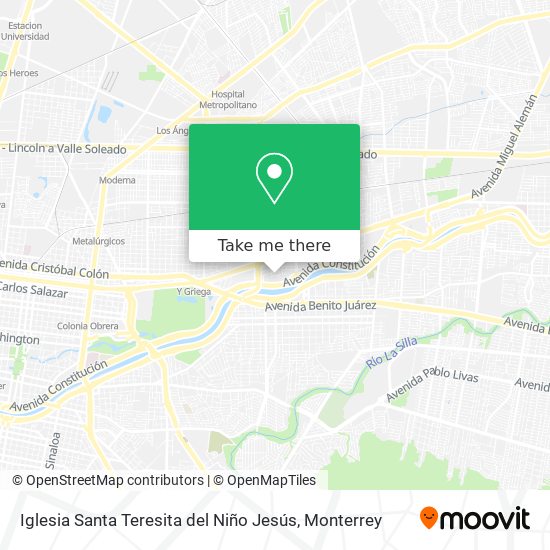 Mapa de Iglesia Santa Teresita del Niño Jesús
