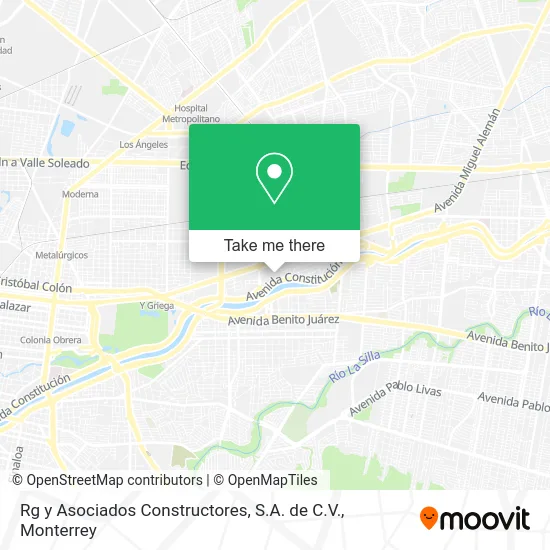 Rg y Asociados Constructores, S.A. de C.V. map