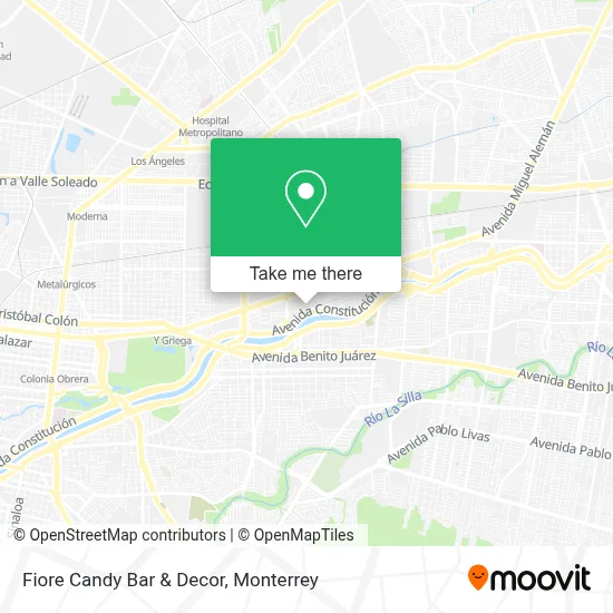 Fiore Candy Bar & Decor map