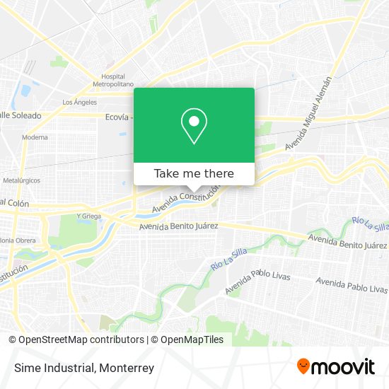 Sime Industrial map