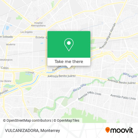 Mapa de VULCANIZADORA