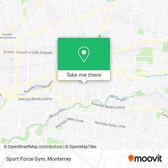 Sport Force Gym map