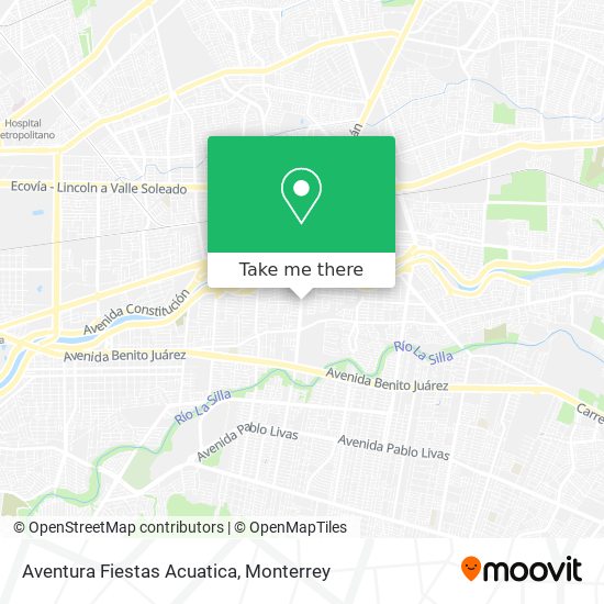 Aventura Fiestas Acuatica map