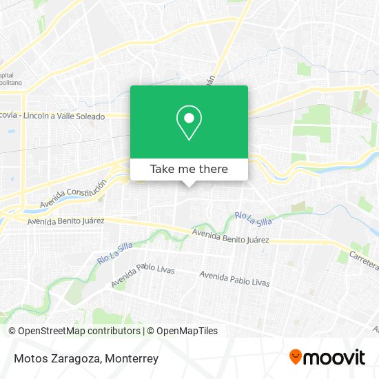 Motos Zaragoza map