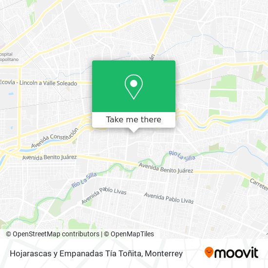 Hojarascas y Empanadas Tía Toñita map