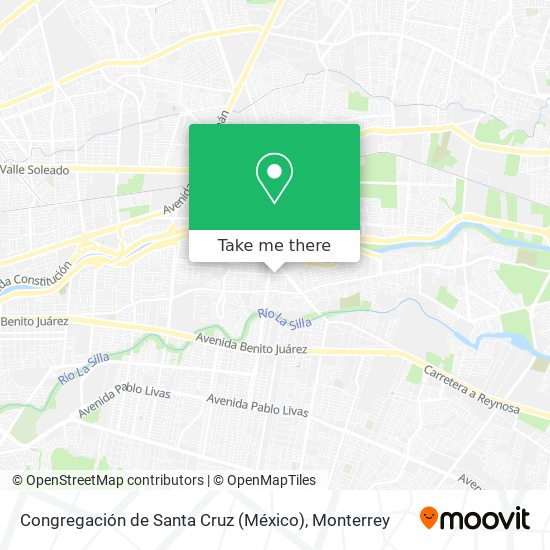 Congregación de Santa Cruz (México) map