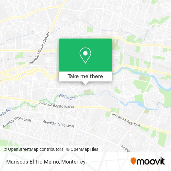 Mapa de Mariscos El Tío Memo