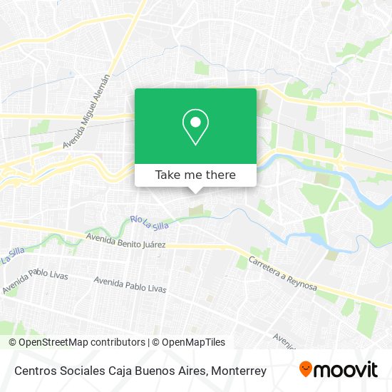 Centros Sociales Caja Buenos Aires map