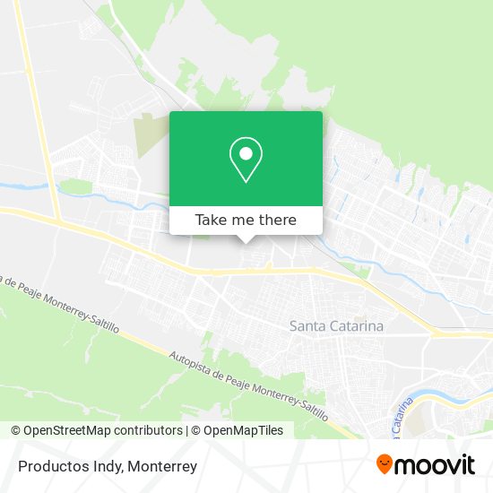 Mapa de Productos Indy