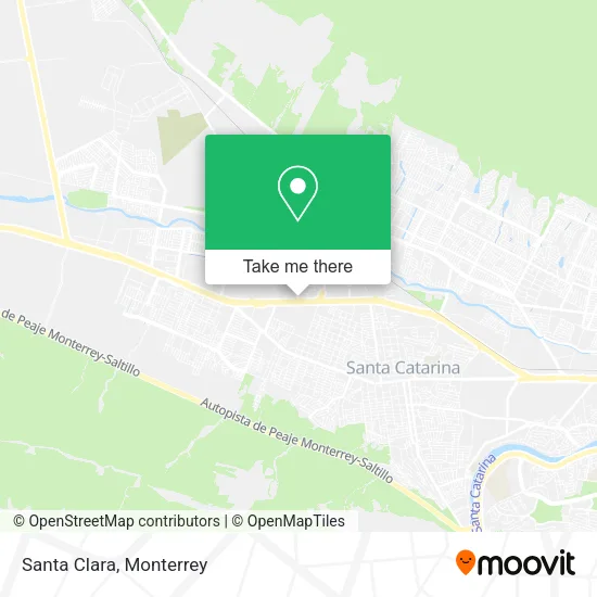 Santa Clara map