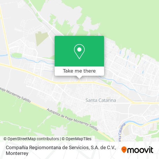 Mapa de Compañía Regiomontana de Servicios, S.A. de C.V.