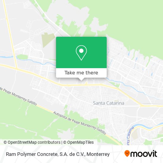 Ram Polymer Concrete, S.A. de C.V. map
