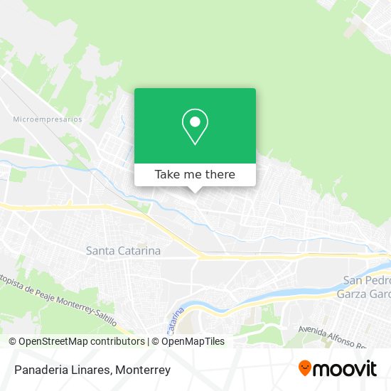 Mapa de Panaderia Linares