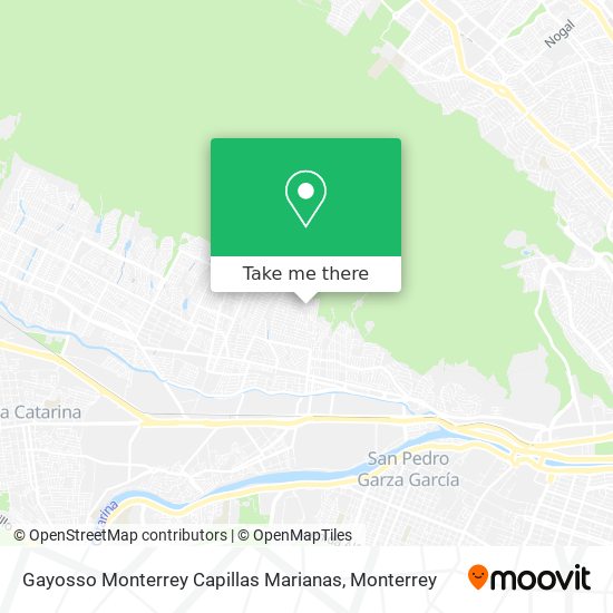 Gayosso Monterrey Capillas Marianas map