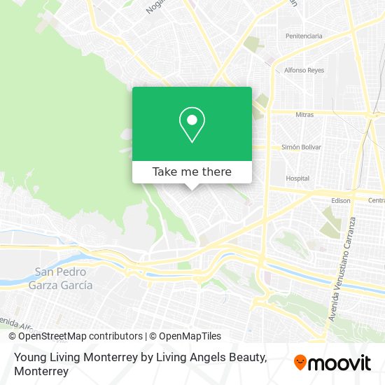Young Living Monterrey by Living Angels Beauty map