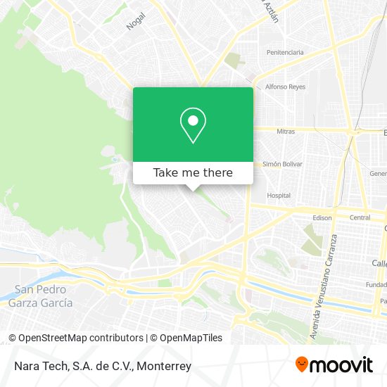 Nara Tech, S.A. de C.V. map