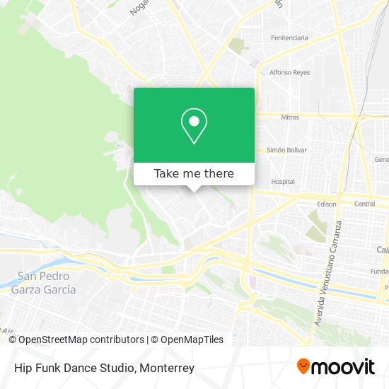Mapa de Hip Funk Dance Studio