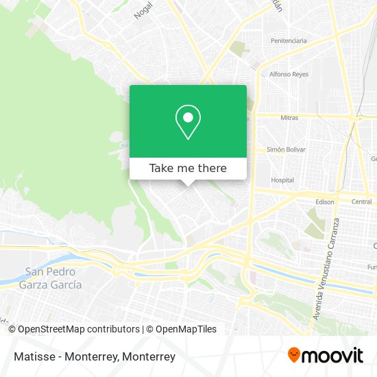 Matisse - Monterrey map