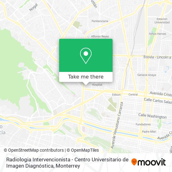 Radiologia Intervencionista - Centro Universitario de Imagen Diagnóstica map