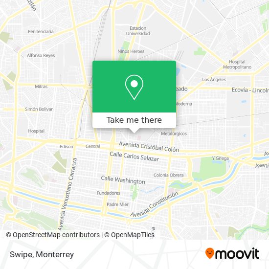 Swipe map